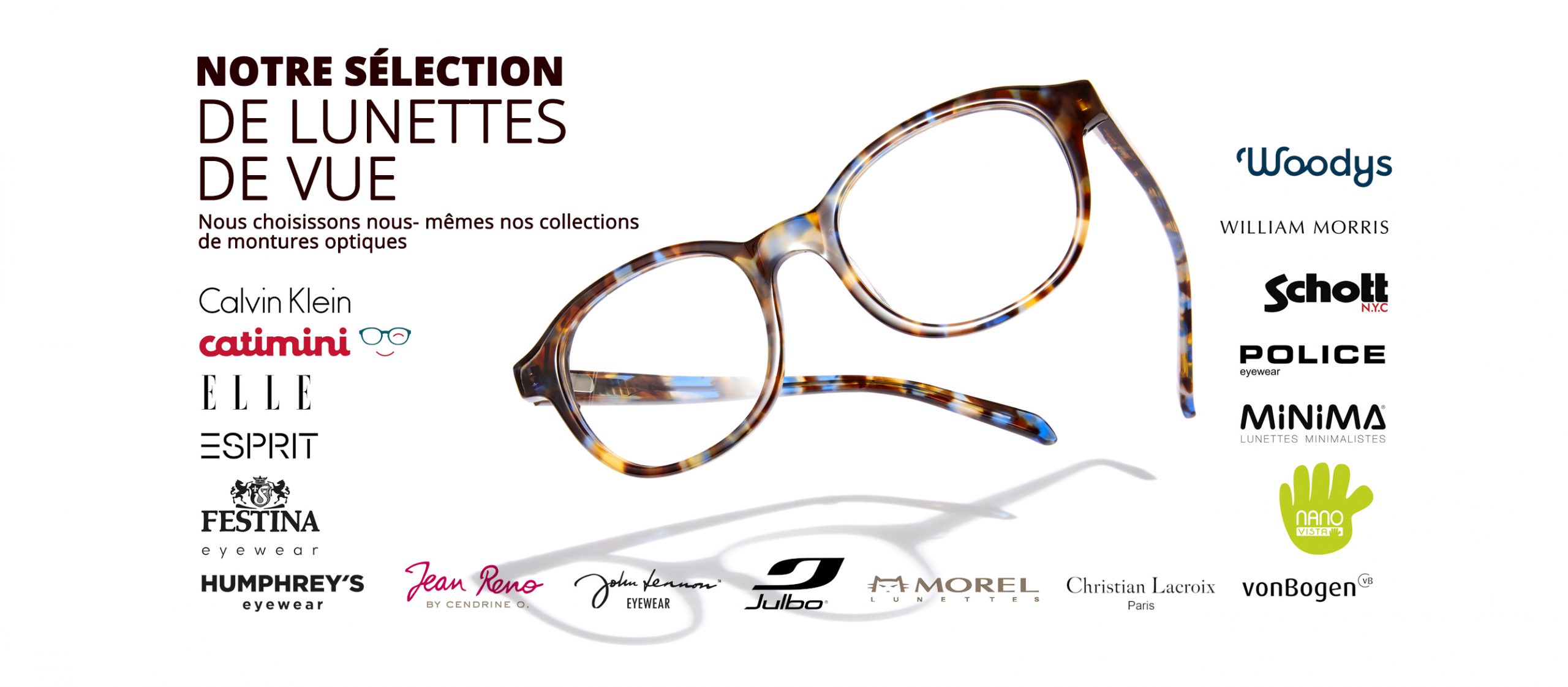 Notre sélection de lunettes de vue.